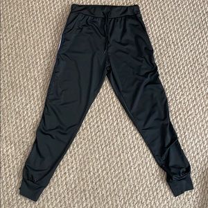 black joggers